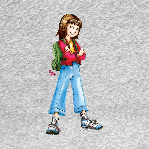 Ramona Age 8 | Beverly Cleary by bubble_designer